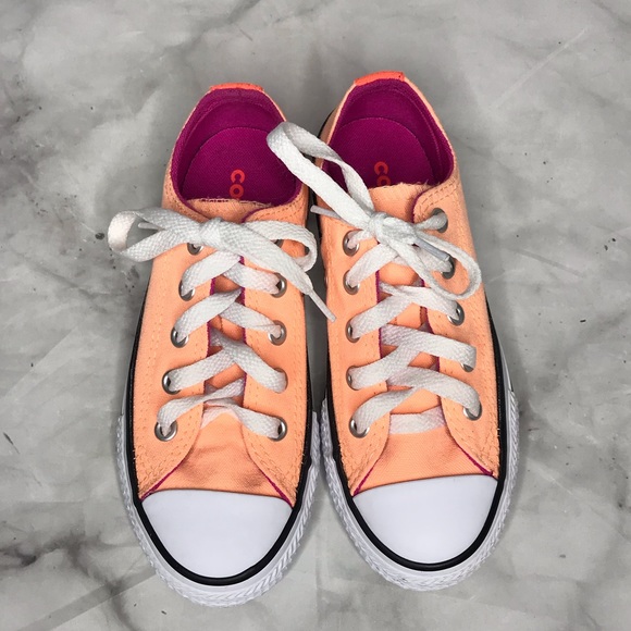 Converse Other - ✂️ Converse double tongue oxfords orange 12